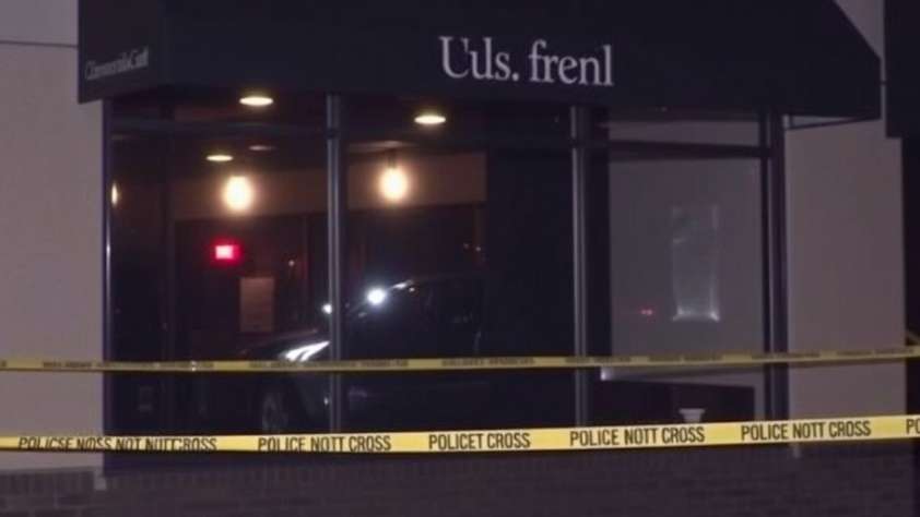 Closed Restaurant with police tape