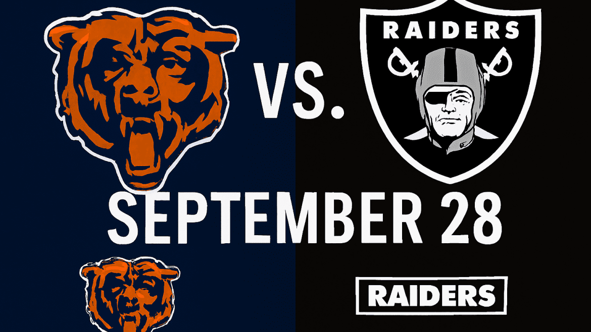 Bears vs Raiders Football Game Prediction September 28