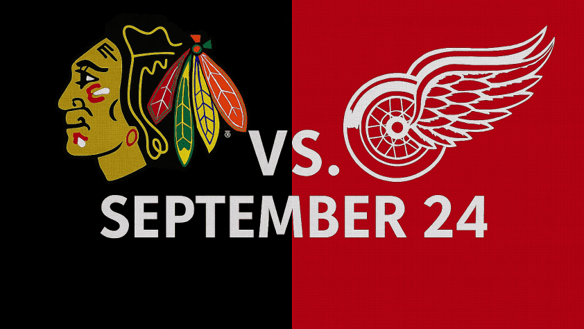 Blackhawks vs. Red Wings NHL Game Prediction September 24