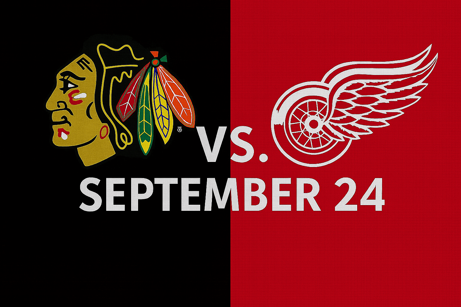 Blackhawks vs. Red Wings NHL Game Prediction September 24