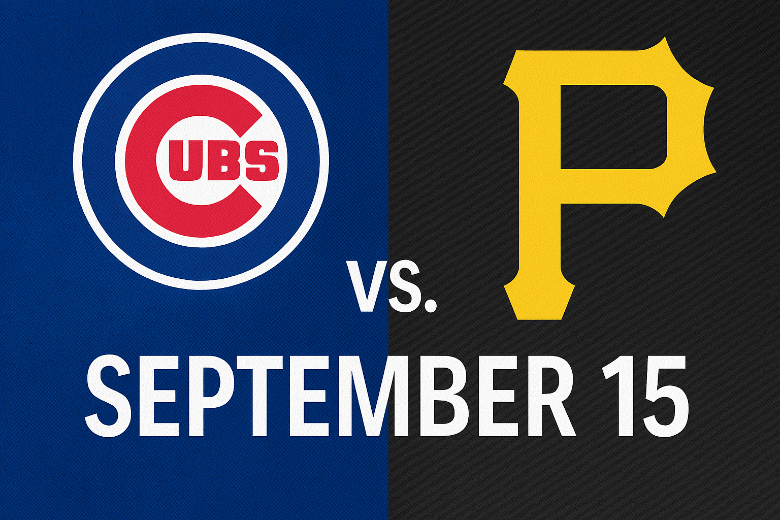 Cubs vs. Pirates Game September 15 Prediction