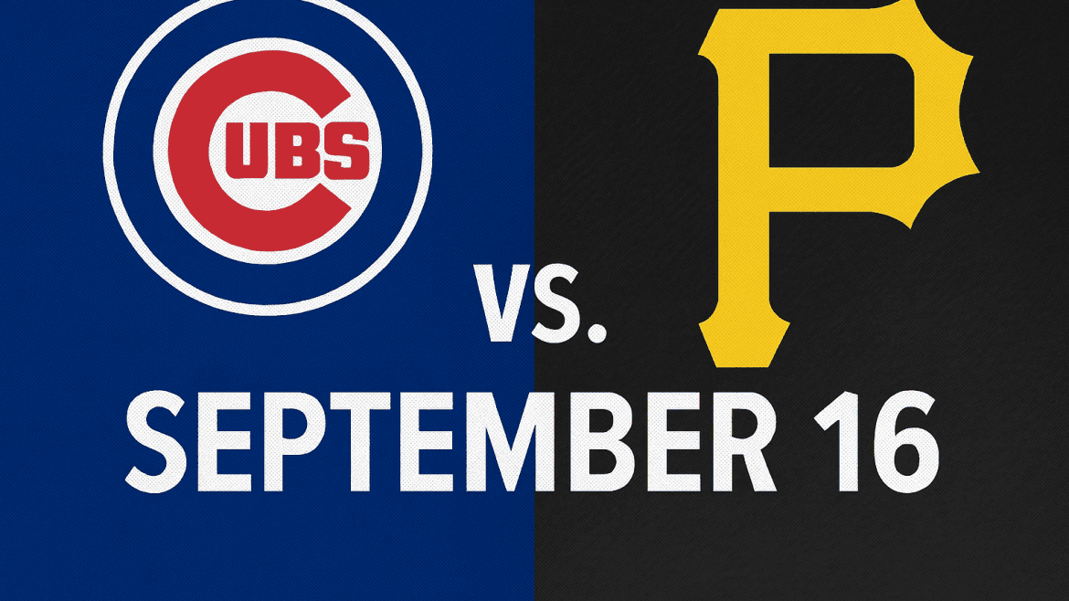 Cubs vs. Pirates Game September 16