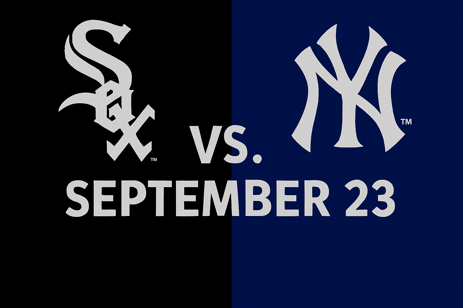 White Sox vs. Yankees Game September 23