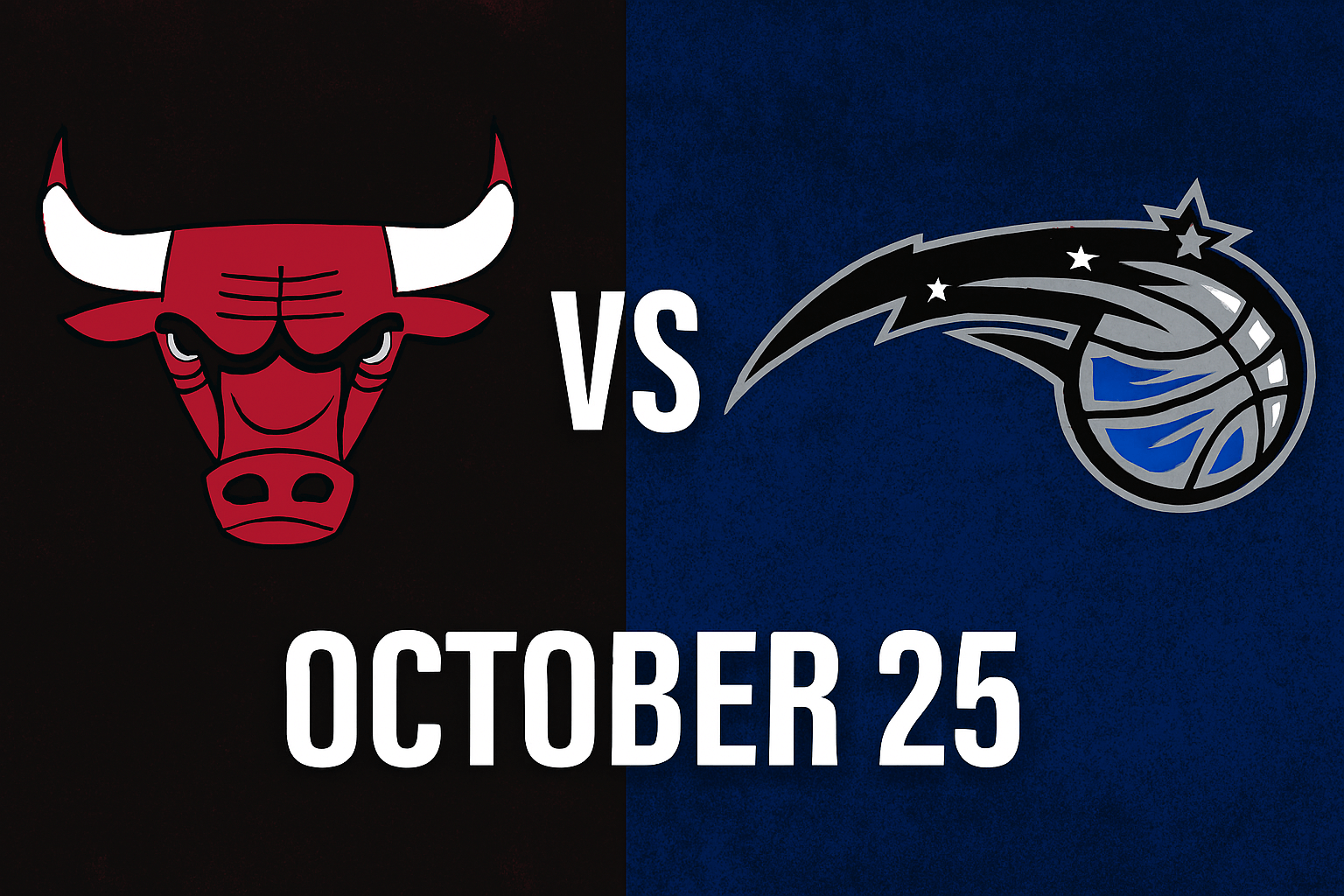 Bulls vs Magic October 25