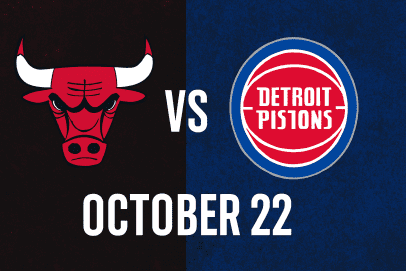 Bulls vs Pistons October 22
