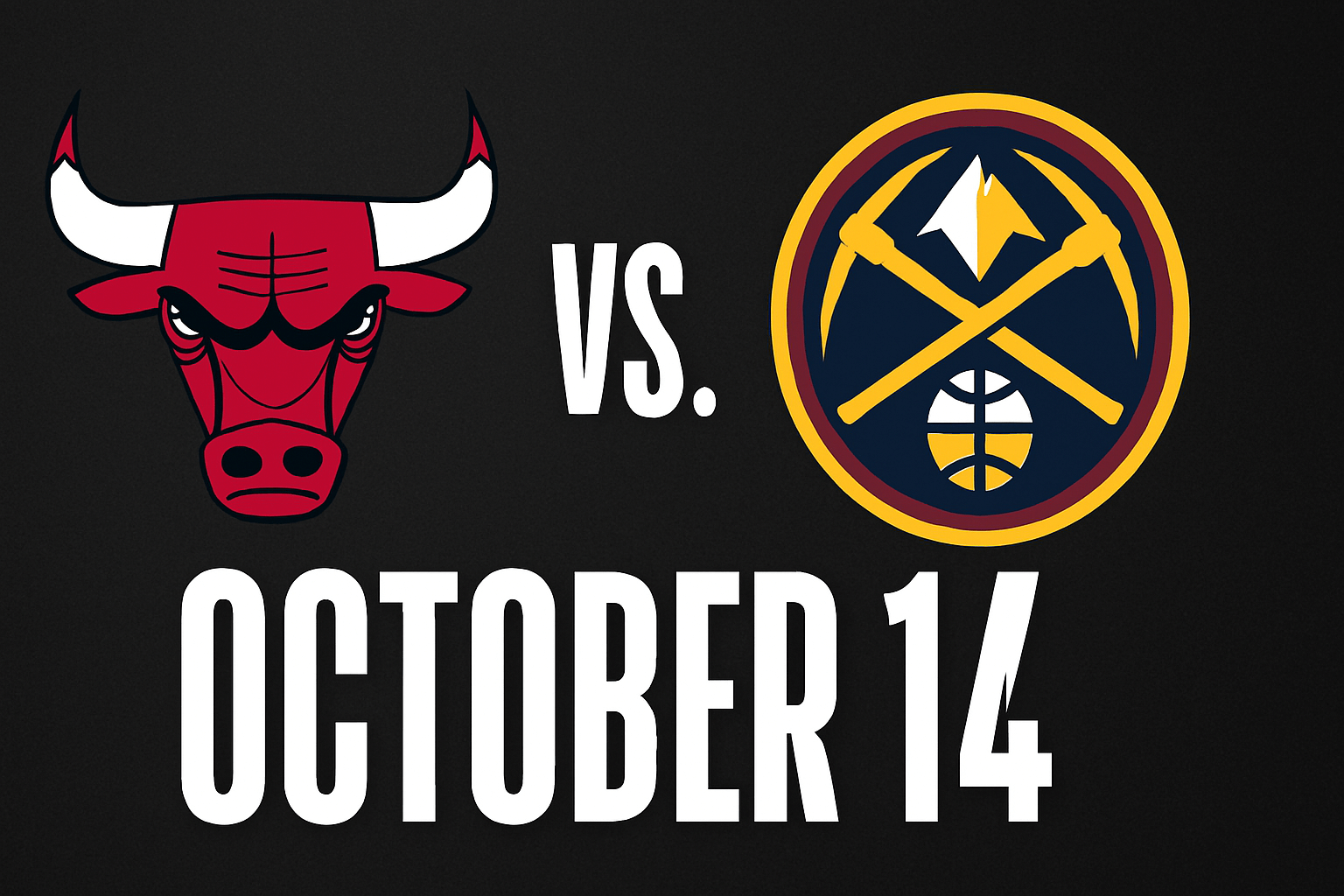 Bulls vs. Nuggets Game October 14