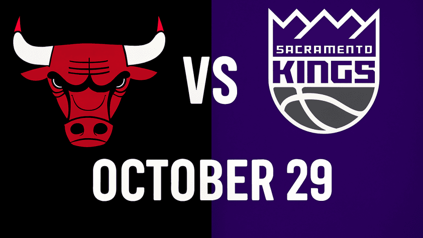 NBA game Chicago Bulls vs Kings October 29