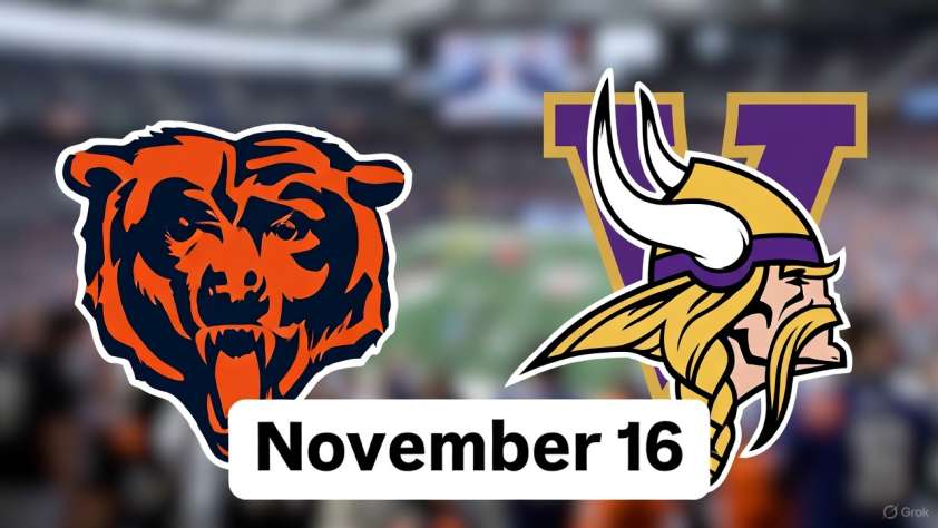 Bears vs Vikings November 16