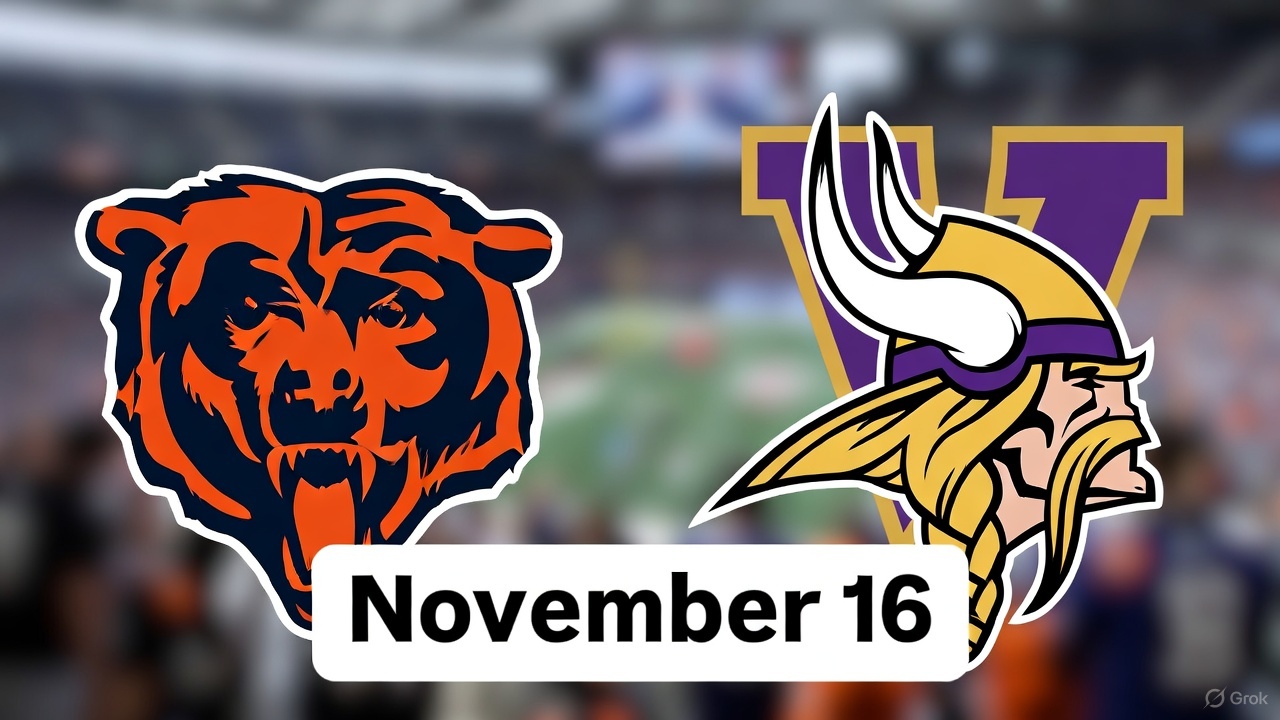 Bears vs Vikings November 16