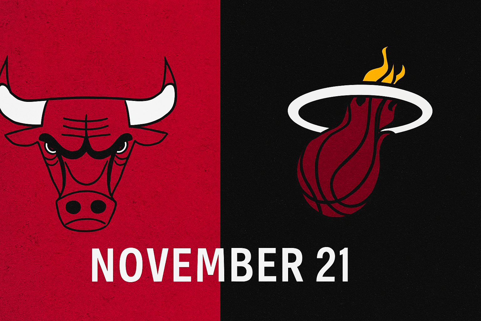 Bulls vs Miami Heat Game November 21