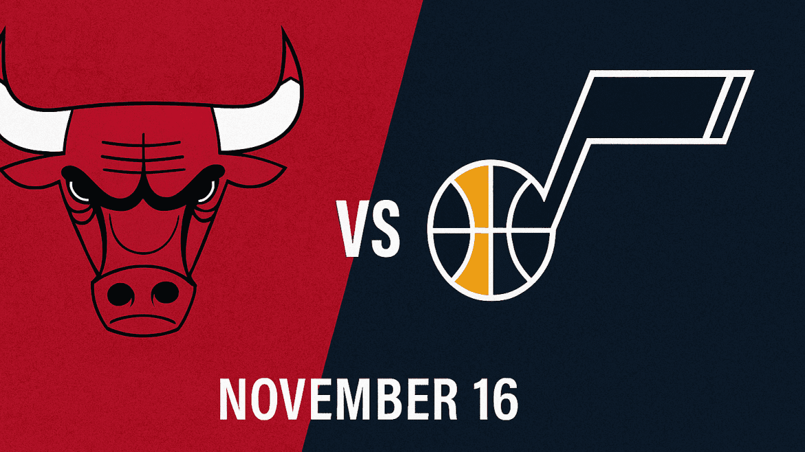 Bulls vs. Jazz November 16
