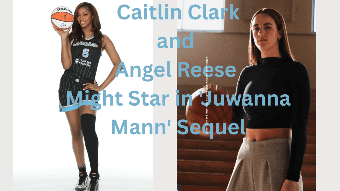 Angel Reese and Caitlin Clark two seperate photos in one