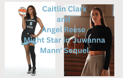 Angel Reese and Caitlin Clark two seperate photos in one