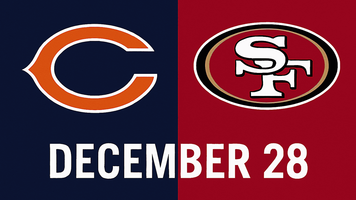 Bears vs 49ers December 28