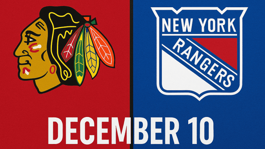 Blackhawks vs Rangers December 10