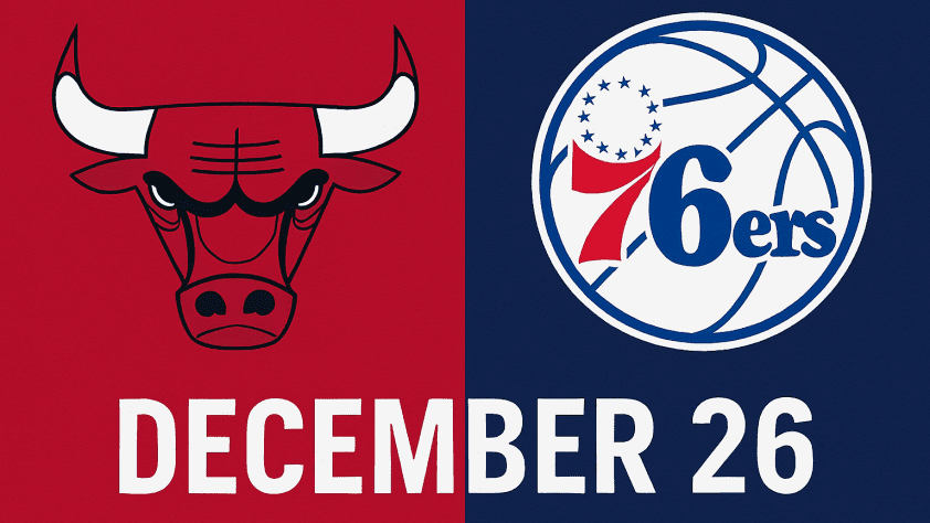 Bulls vs 76ers December 26