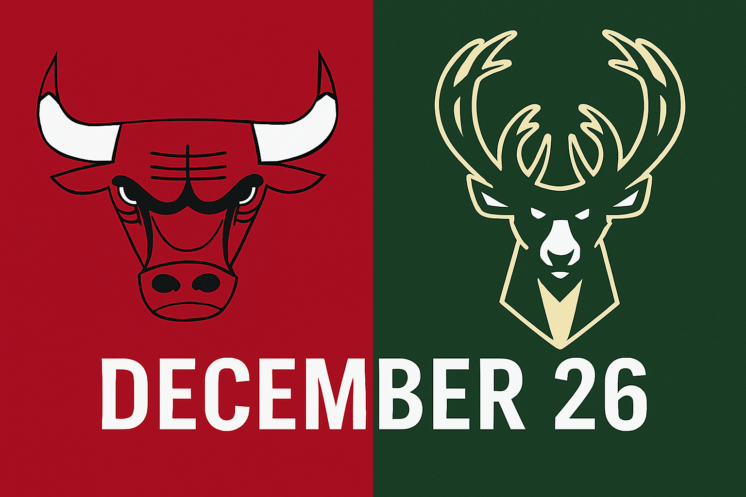 Bulls vs Bucks December 27