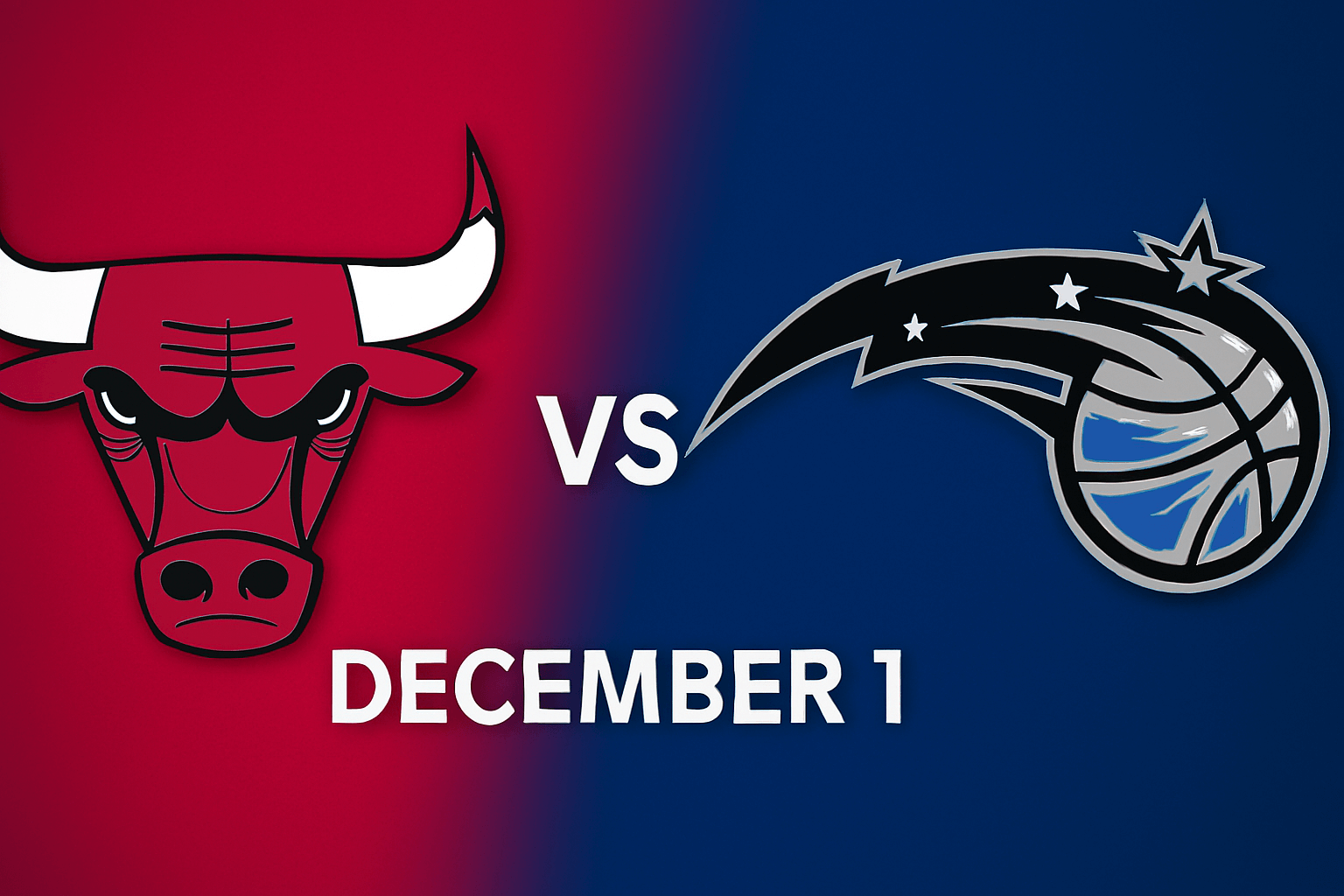 Bulls vs Magic December 1