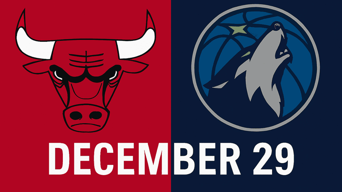 Bulls vs Timberwolves December 29