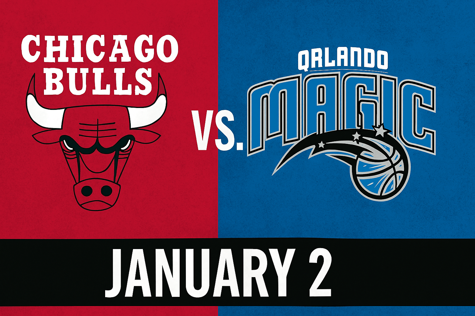 Bulls vs Magic January 2