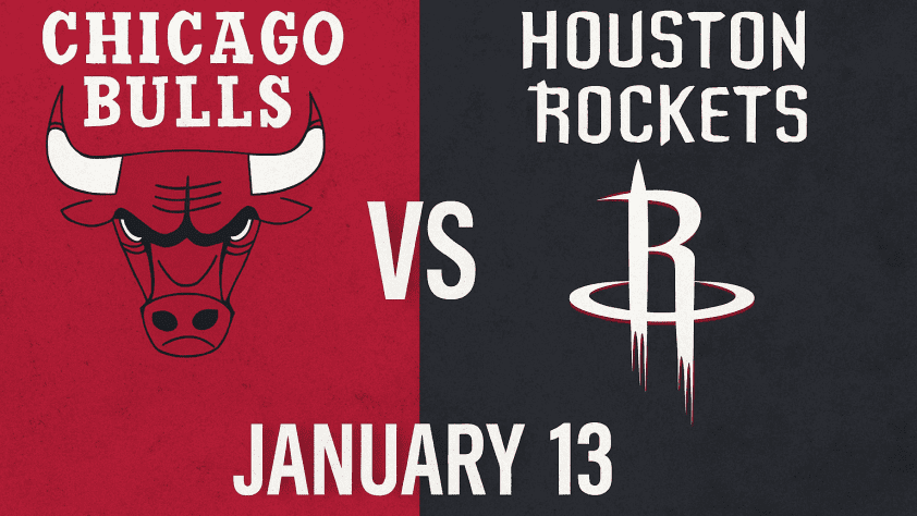 Bulls vs Rockets January 13