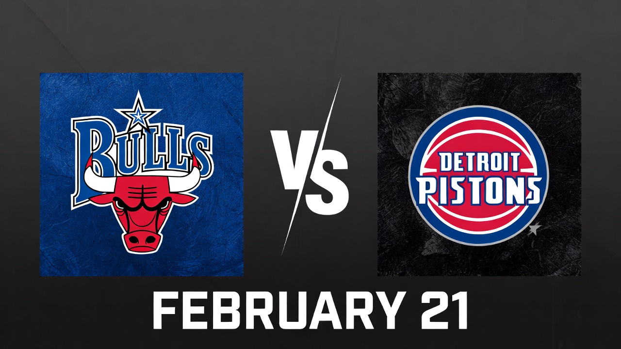Bulls vs Pistons February 21