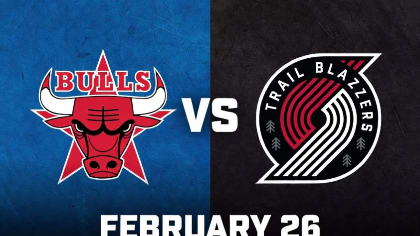 Bulls vs Trail Blazers February 26