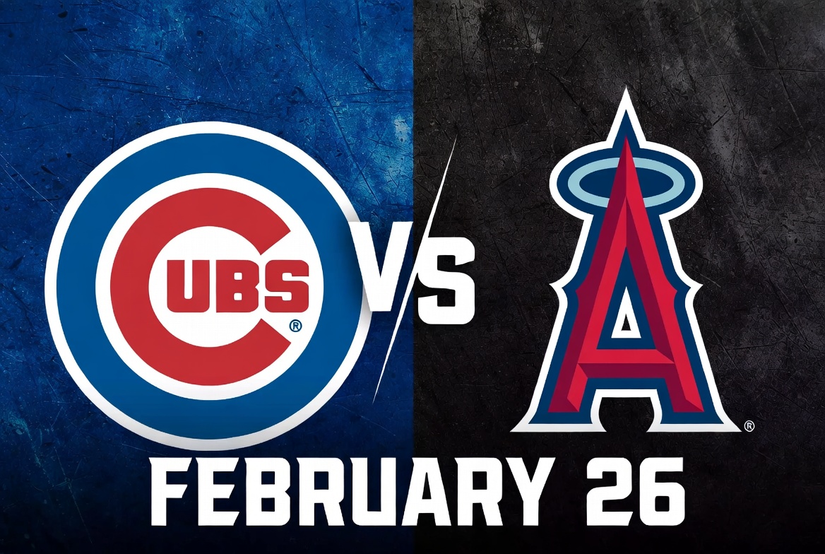 Cubs vs Angels February 26