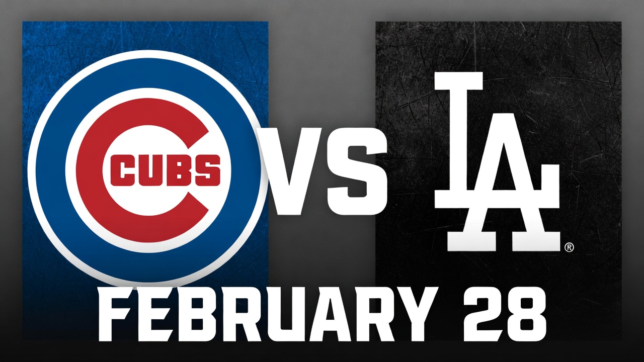 Cubs vs Dodgers February 28