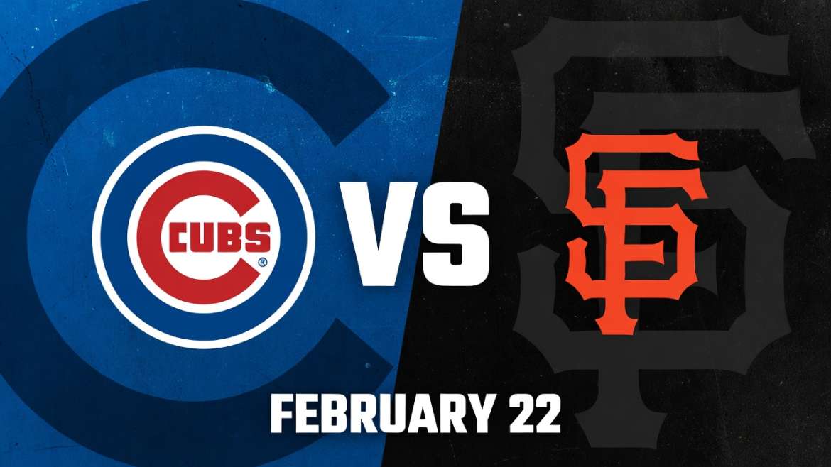 Cubs vs Giants February 22