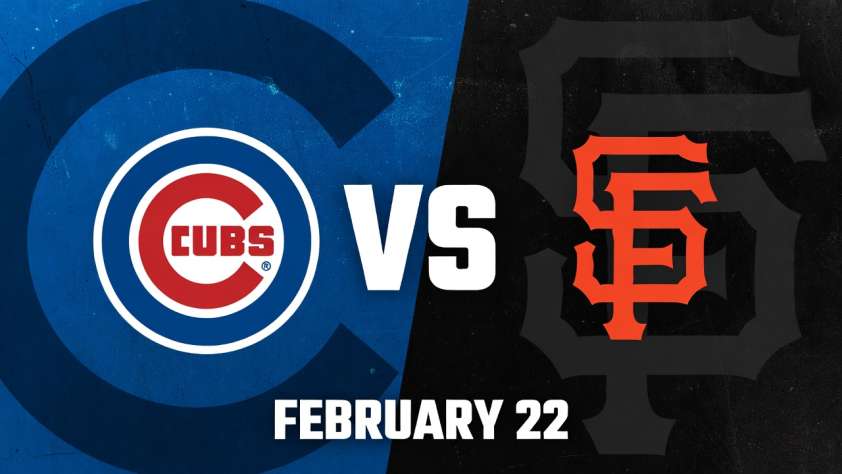 Cubs vs Giants February 22
