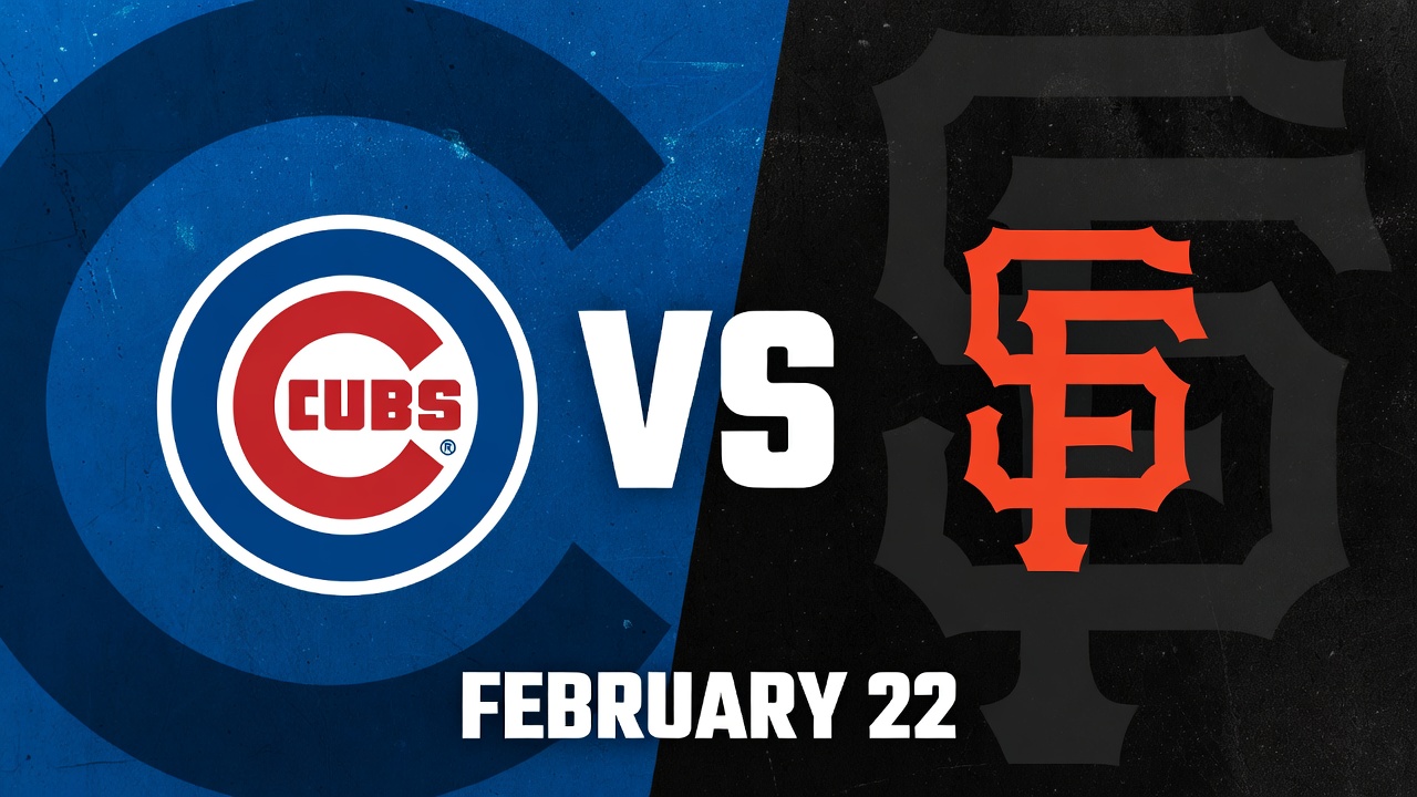 Cubs vs Giants February 22