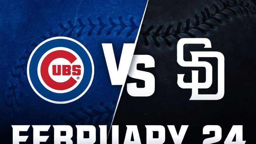 Cubs vs Padres February 24