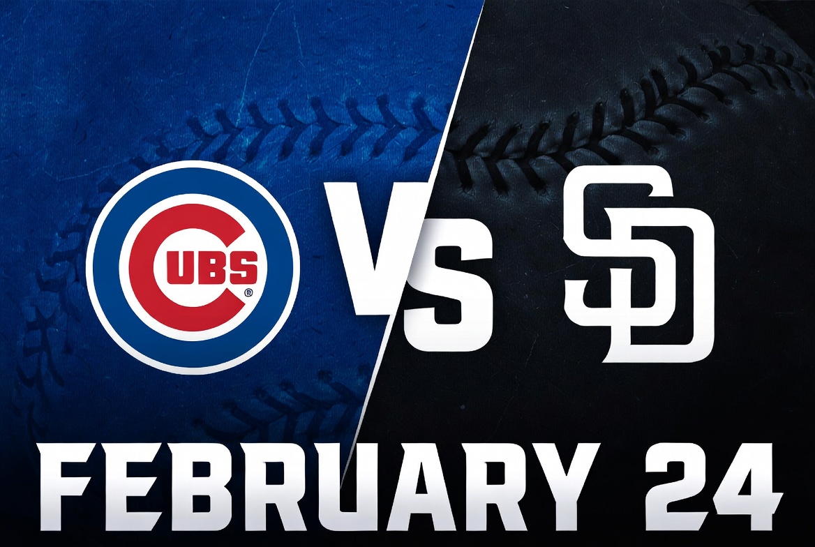 Cubs vs Padres February 24