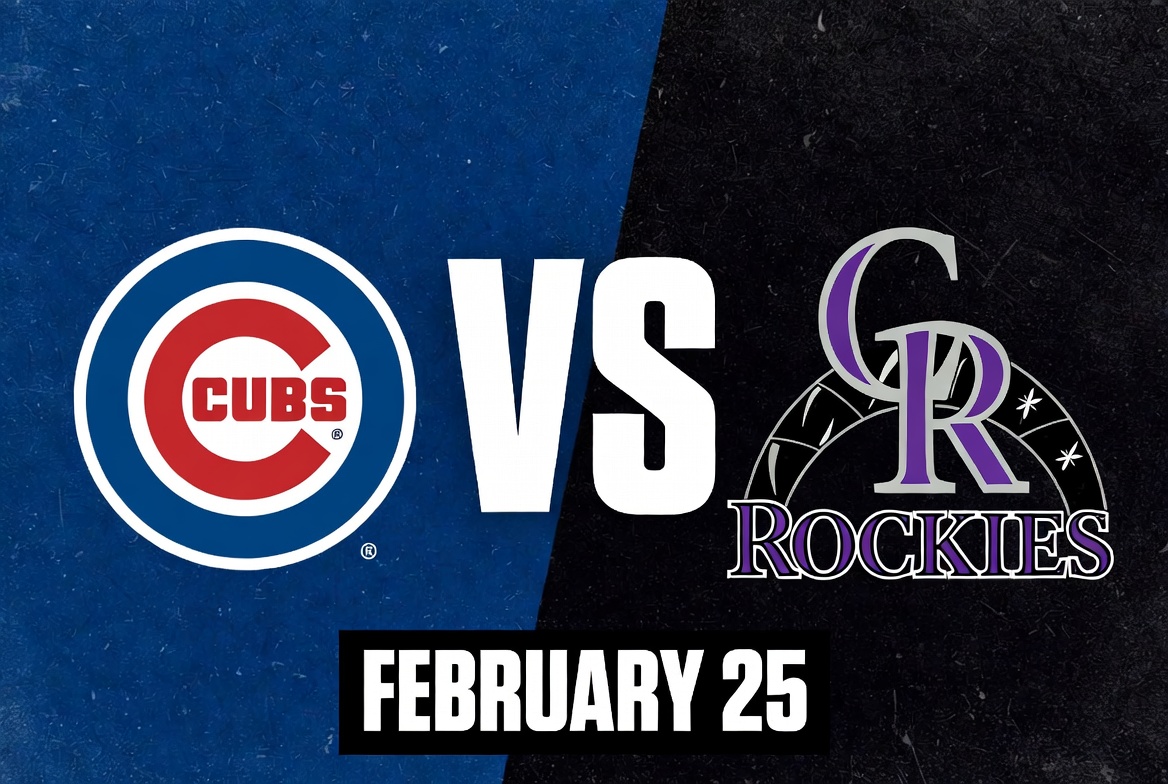 Cubs vs Rockies February 25