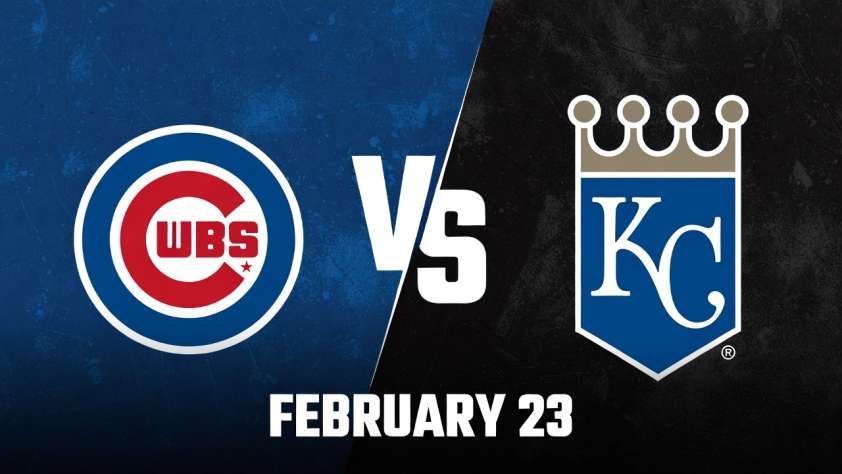 Cubs vs Royals February 23