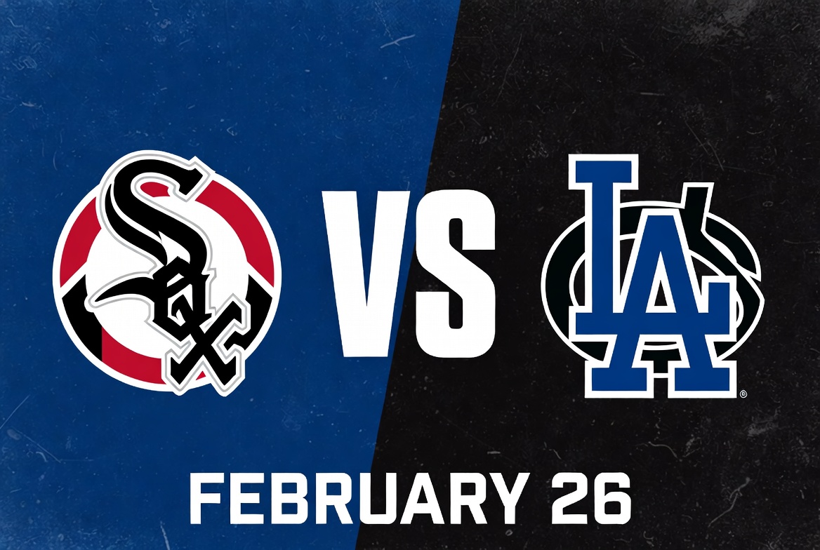 White Sox vs Dodgers February 26
