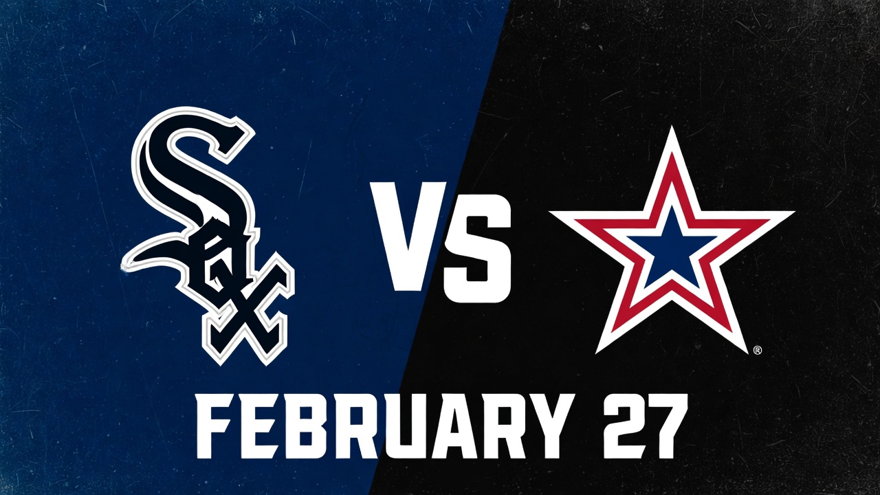 White Sox vs Texas Rangers February 27