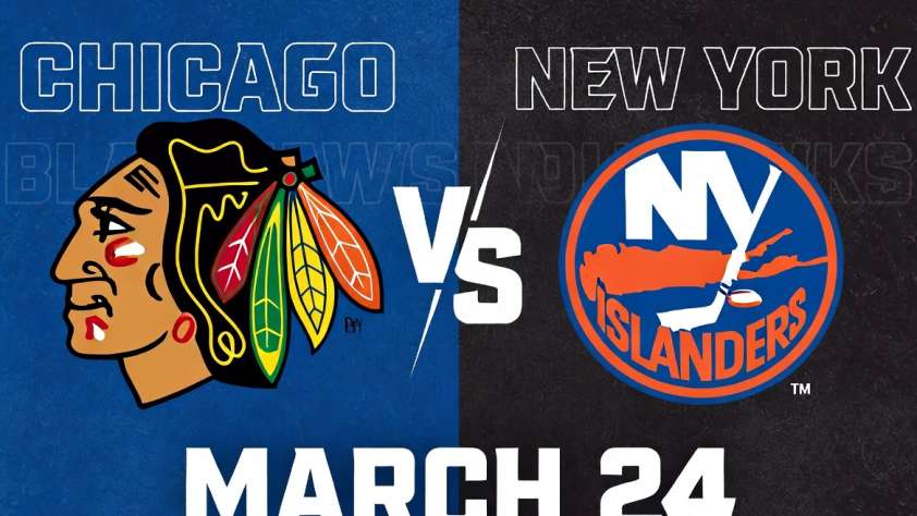 Blackhawks vs Islanders March 24