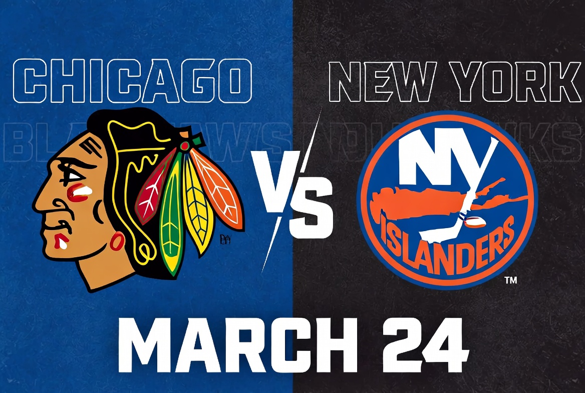 Blackhawks vs Islanders March 24