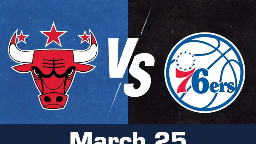 Bulls vs 76ers March 25