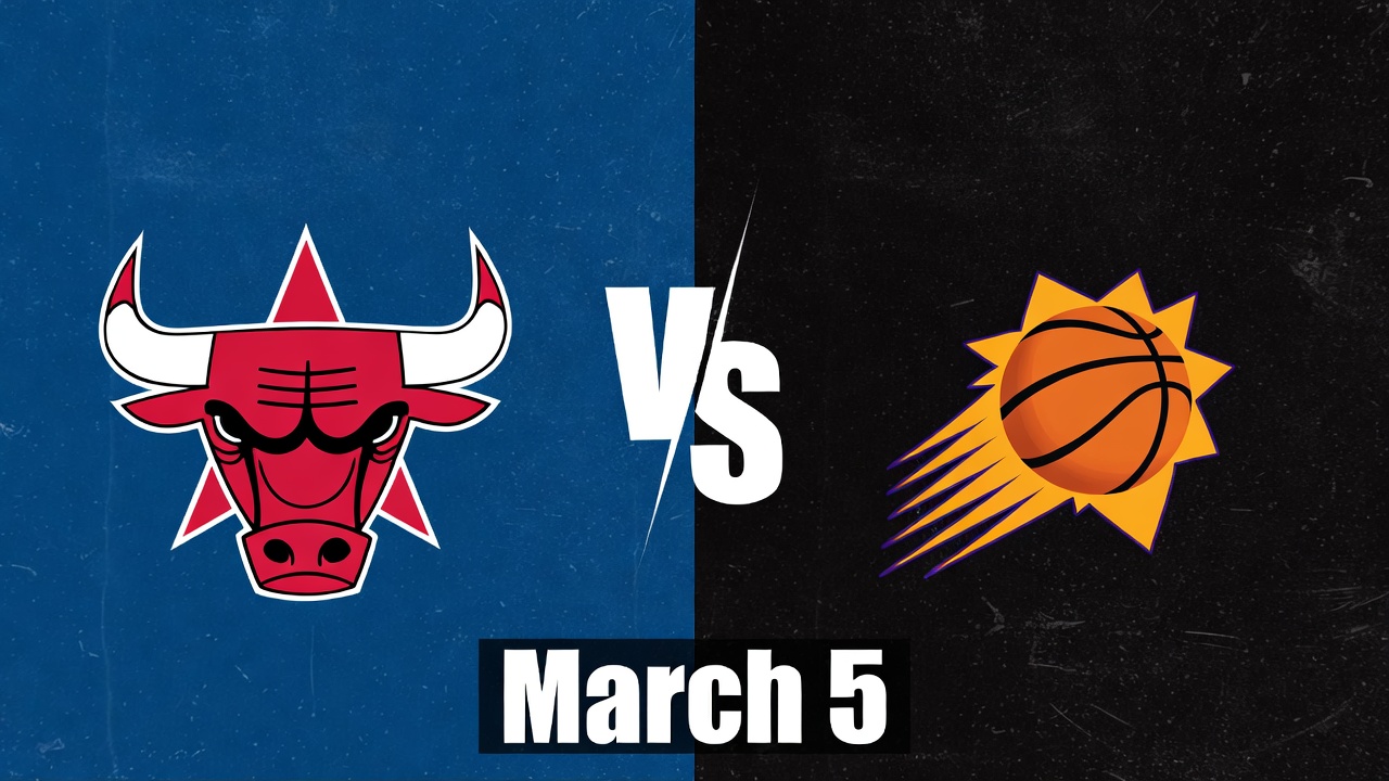 Bulls vs Suns March 5