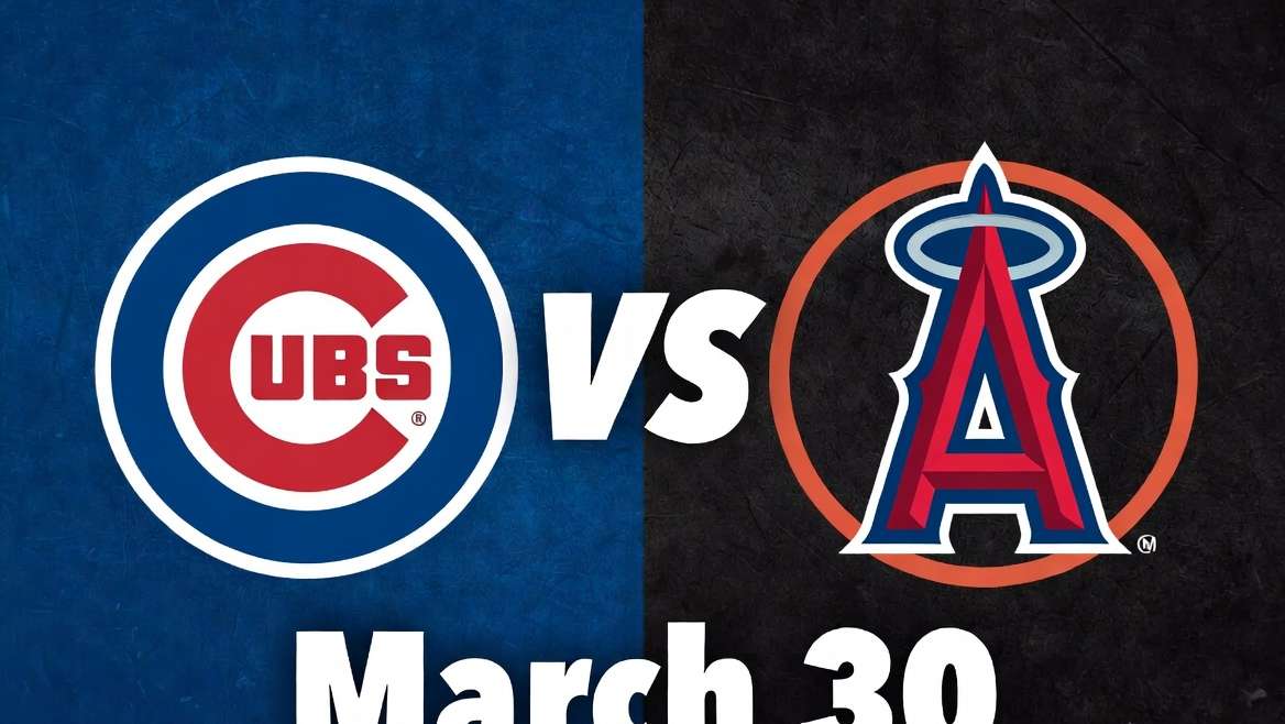 Cubs vs Angels March 30