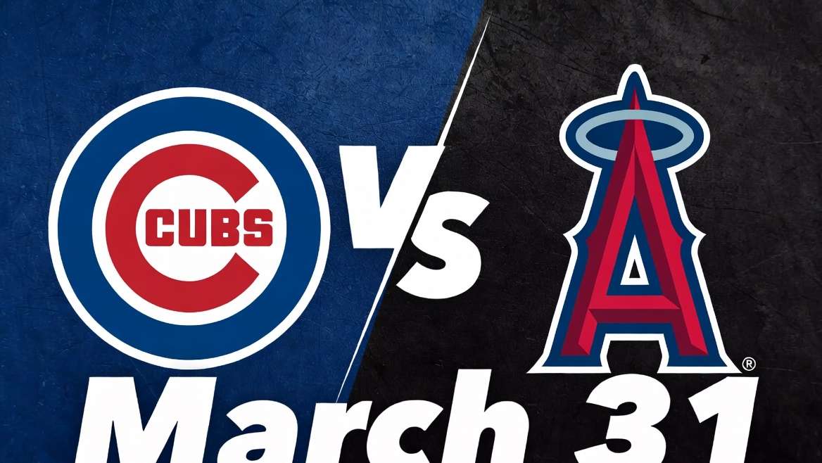 Cubs vs Angels March 31