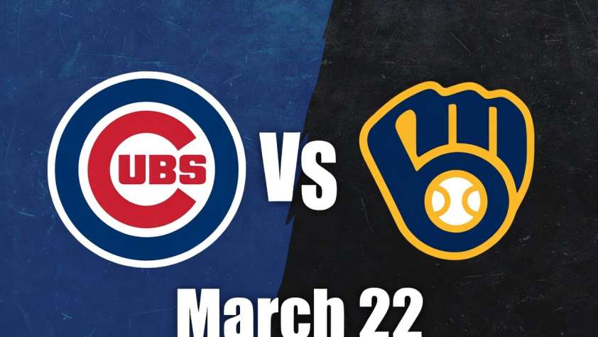 Cubs vs Brewers Spring Training March 22