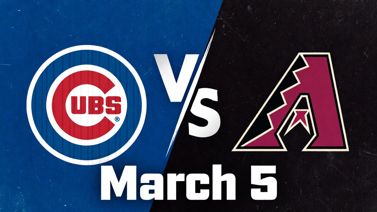 Cubs vs Diamondbacks March 5