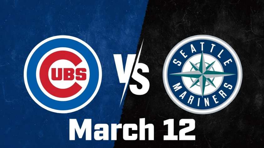 Cubs vs Mariners Spring Training March 12
