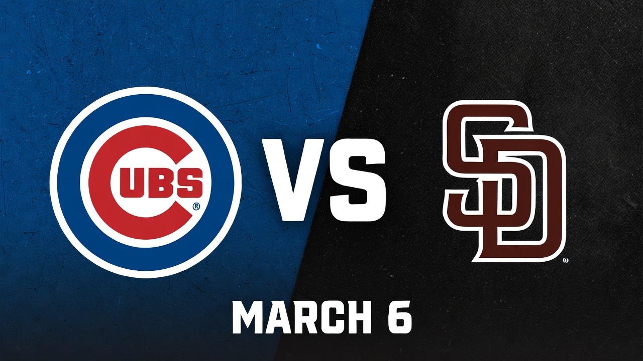 Cubs vs Padres March 6