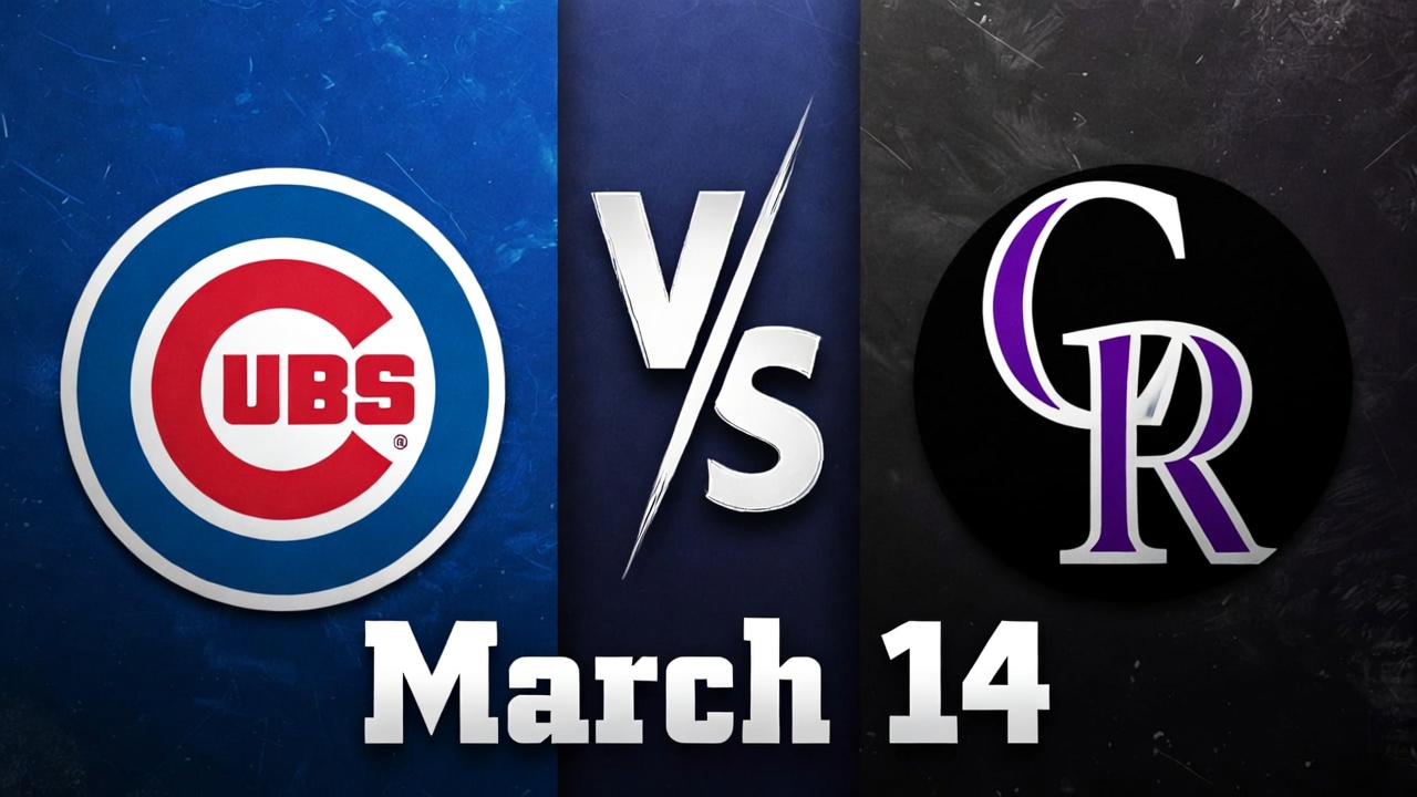 Cubs vs Rockies Spring Training March 14