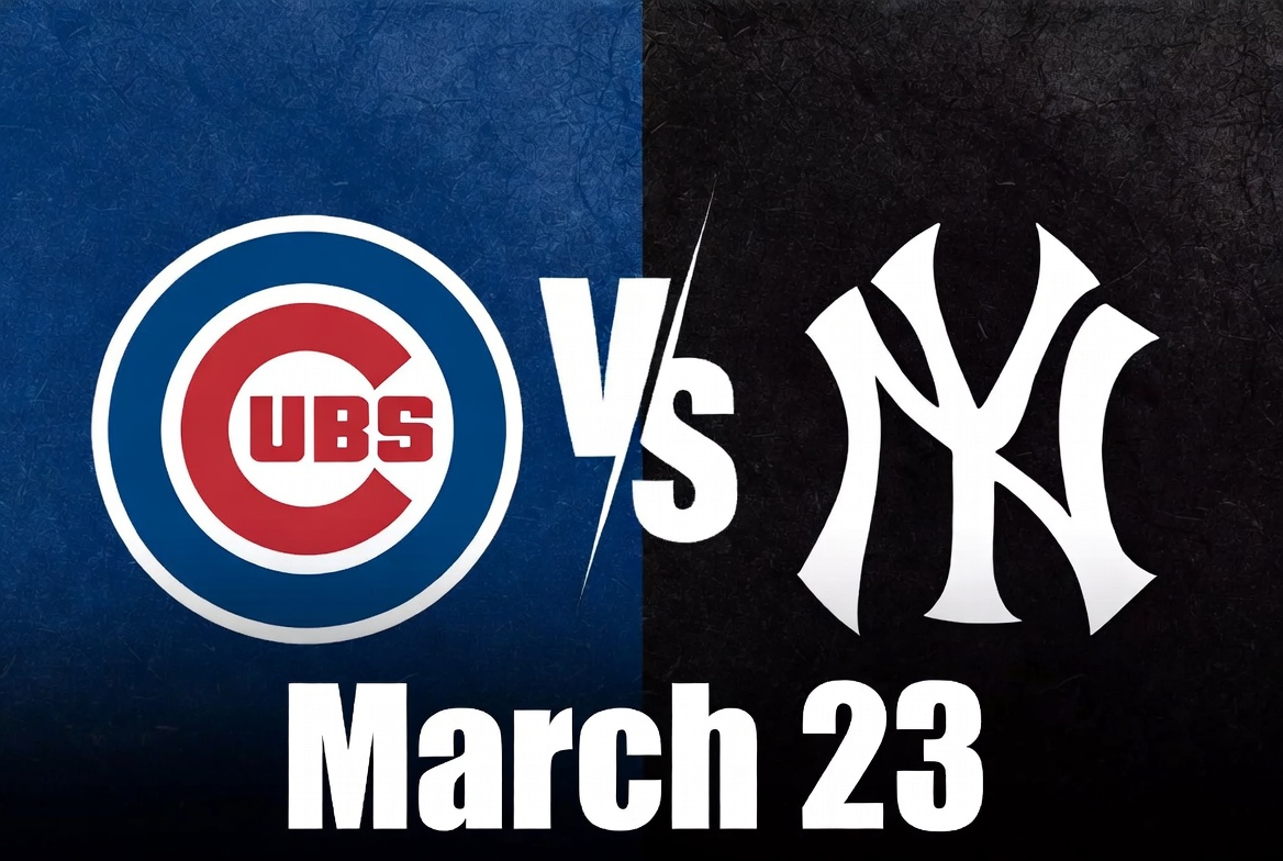 Cubs vs Yankees Spring Training March 23